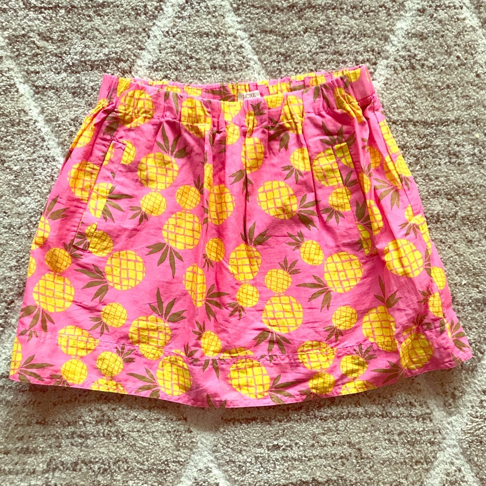 🍍J. Crew Pineapple skirt NWOT XS🍍